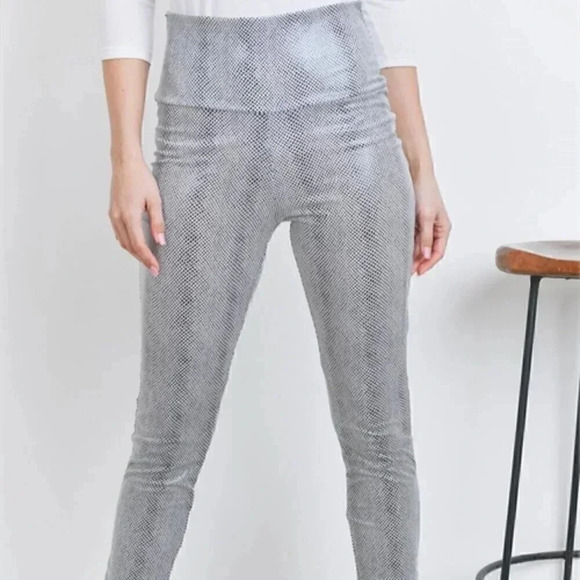 SNAKE ANIMAL PRINT LEGGINGS - Picture 2 of 6